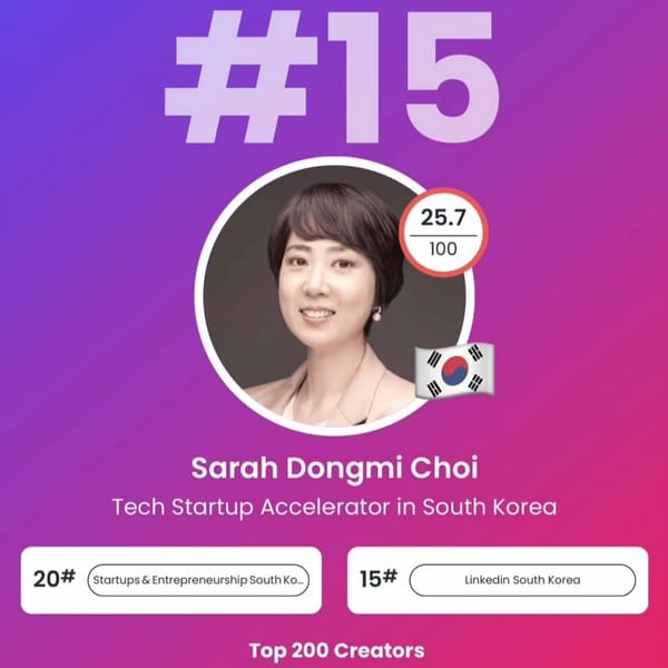 Rising to the Top: How I Became South Korea's Top 20 and #1 Female LinkedIn Influencer